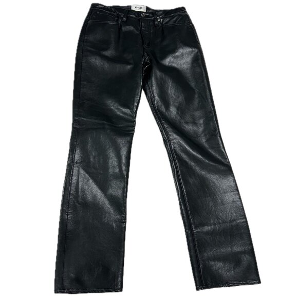AGOLDE Recycled Leather Lyle Low Rise Slim, 27 - Picture 5 of 11
